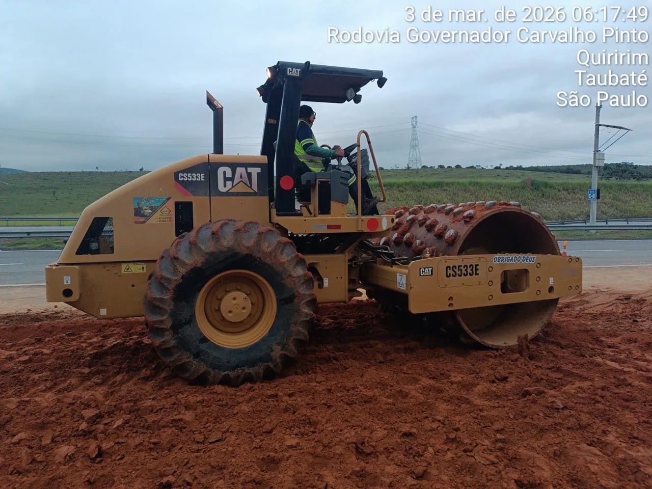 Rolo Compactador CAT CS533 E, Kit Pata