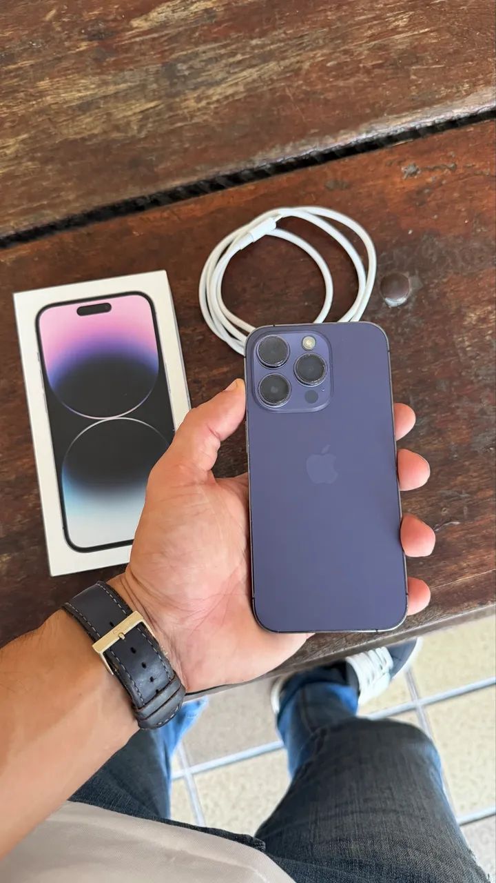 Iphone 14 pro 128gb roxo UNICO DONO - Foto 3