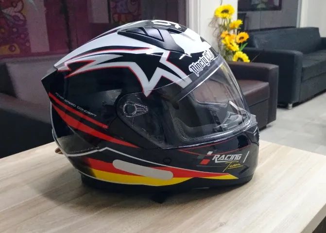 Capacete Race Tech em estado de novo - Foto 11
