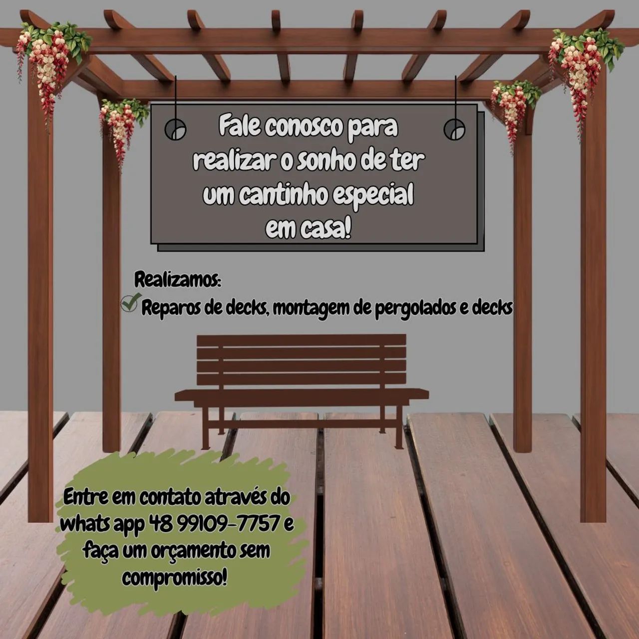 Carpinteiro de decks e pergolados  - Foto 5