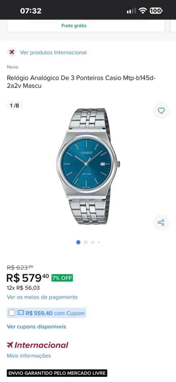 Relógio Casio Masculino - Foto 4