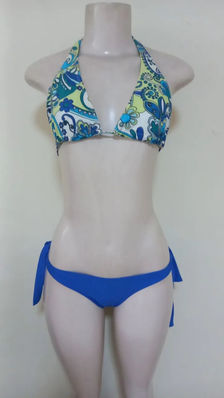 Biquíni maeida azul Bic tam M