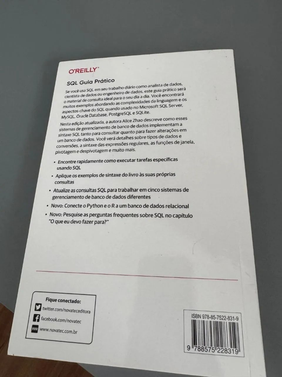 Livro SQL Guia Prático - Foto 2