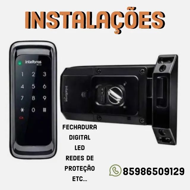 Instalação de fechadura digital 