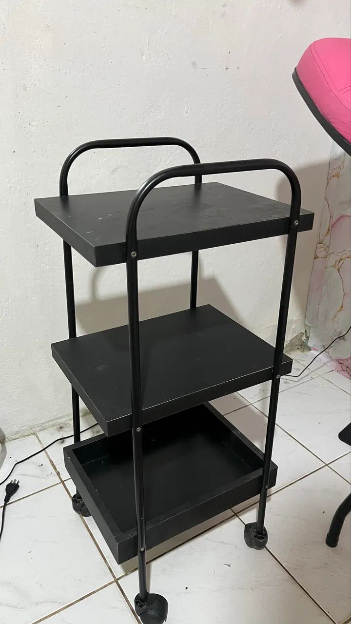 Maca de estética+ carrinho+escada - Foto 2