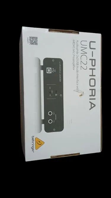 Interface de Áudio Behringer U-Phoria UMC22 - NOVA NA CAIXA!