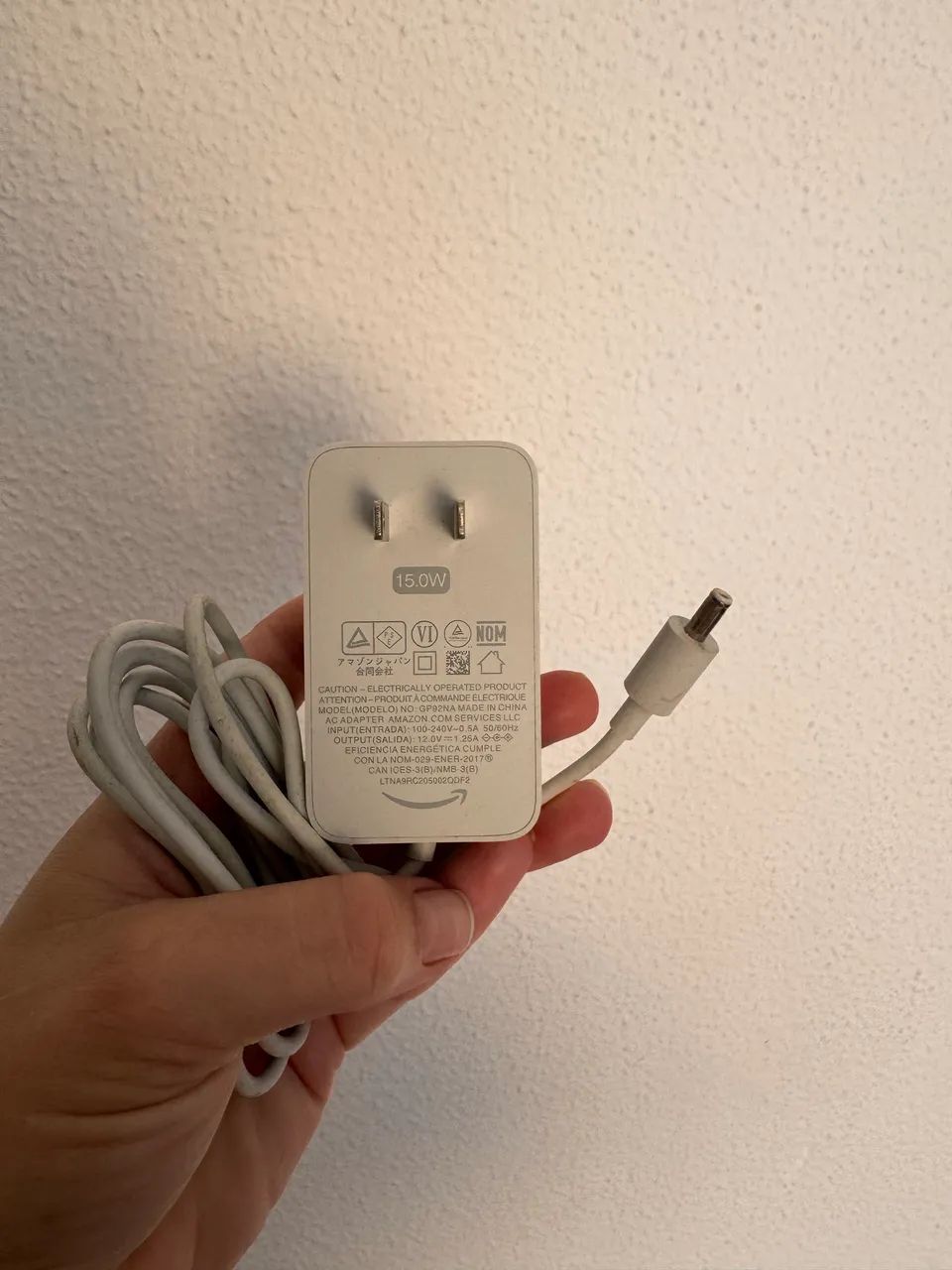 Carregador para Echo dot 3ª / 4ª geração 