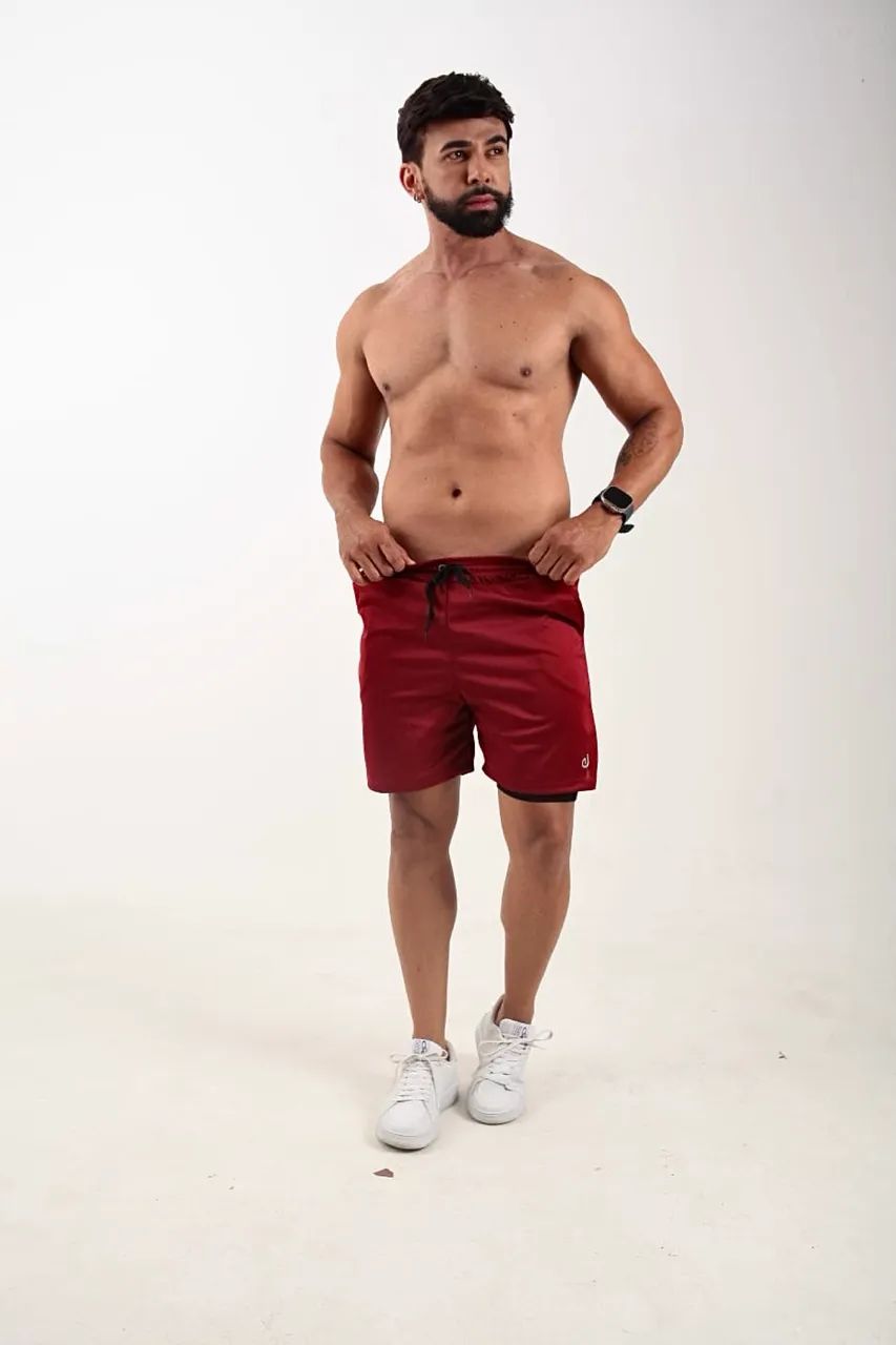 Short duplo masculino  - Foto 5
