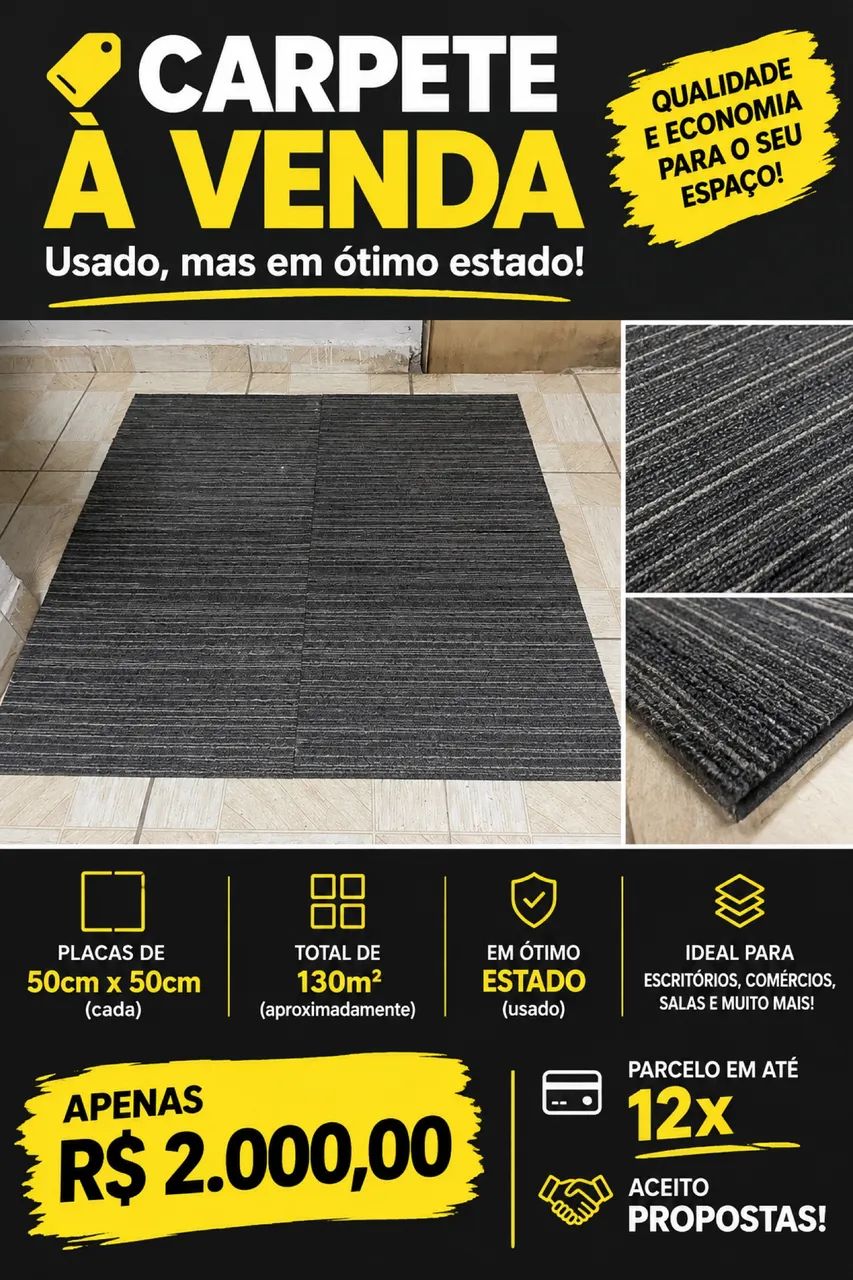 Carpete 50x50 130m2