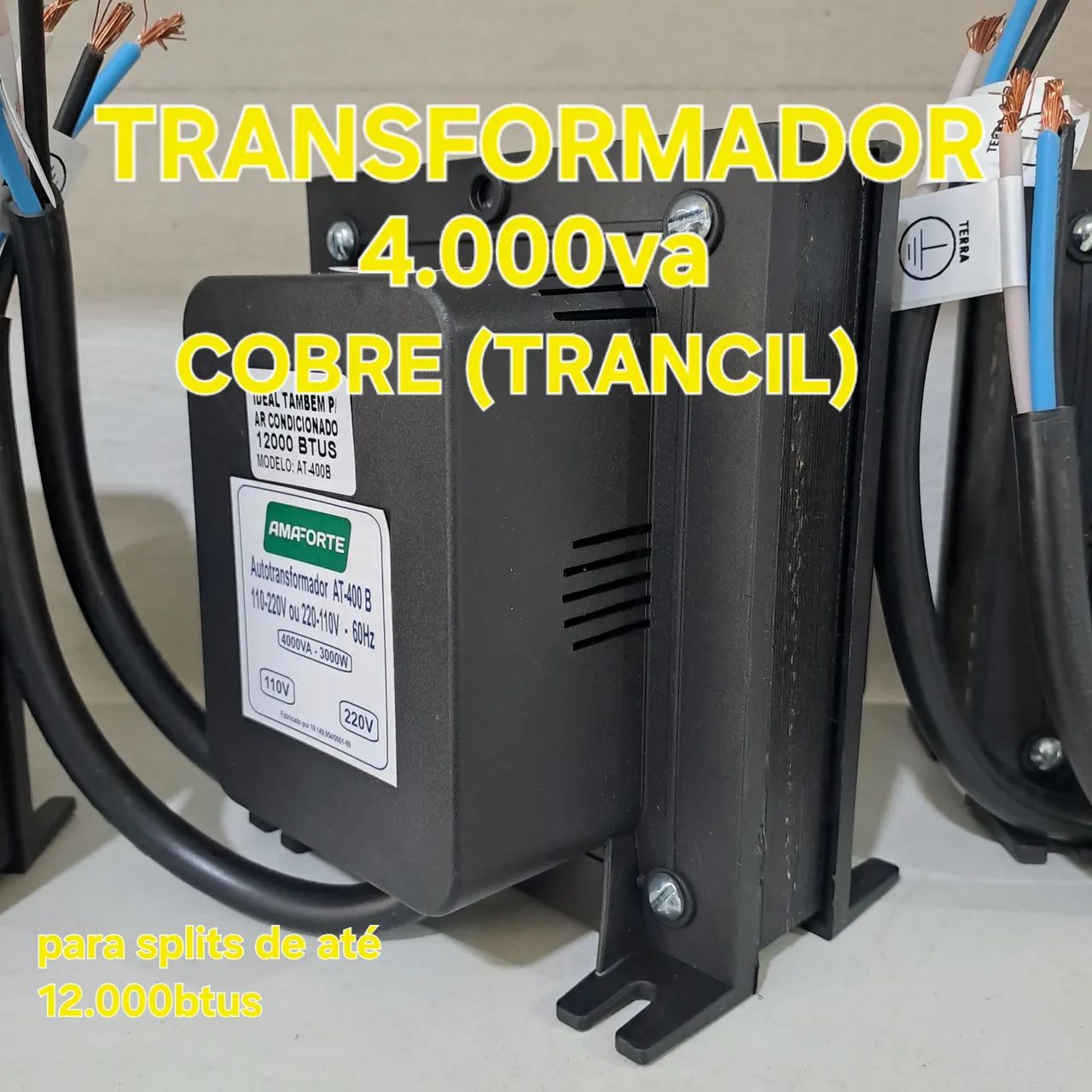 Transformador 4000va Cobre 