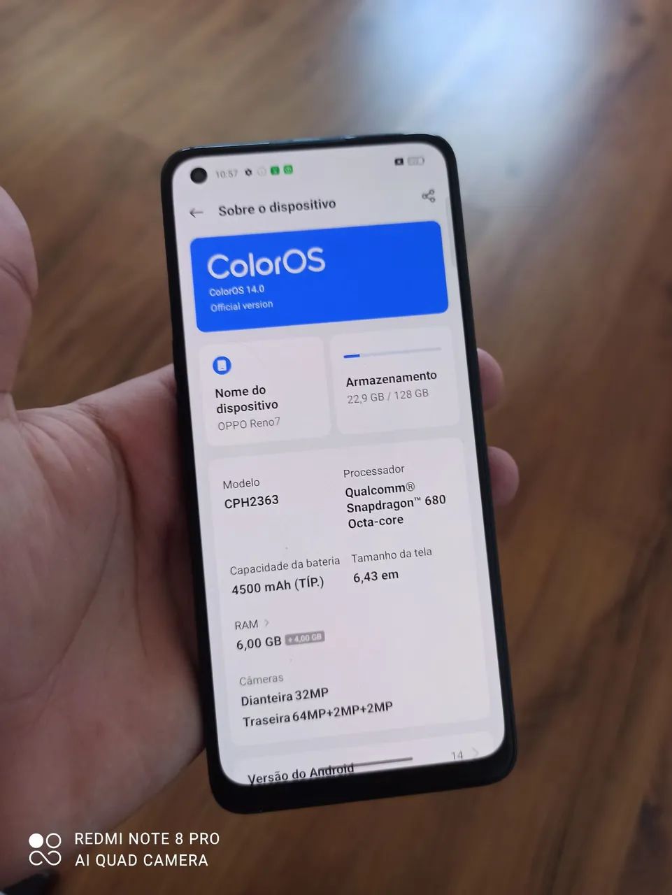 Celular oppo reno 7 (Oportunidade!) - Foto 3