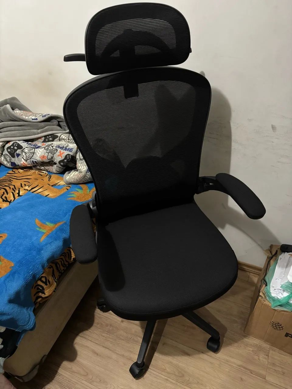 Cadeira Escritório Ergonômica Com Apoios De Cabeça e Lombar - Foto 2