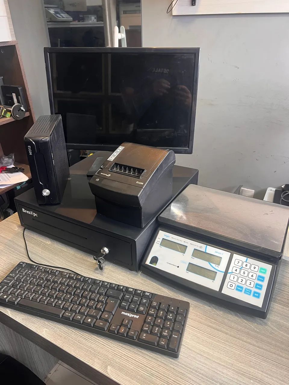 Computador completo com balança e impressora e gaveta para seu comércio