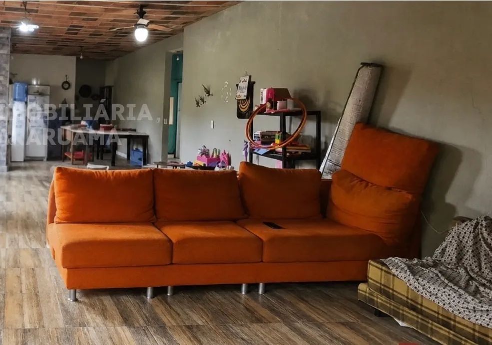 Sofá modular laranja