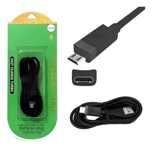 Cabo fest USB para v8 ou tipo C  - Foto 4