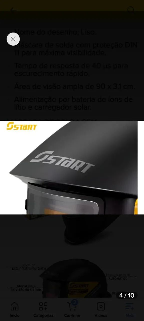 Start máscara de soldar - Foto 3
