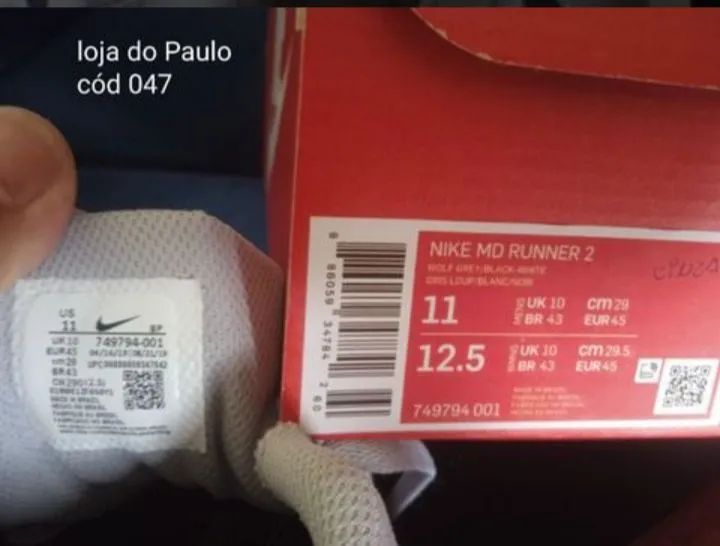 Tênis Nike MD Runner original n43br  - Foto 5