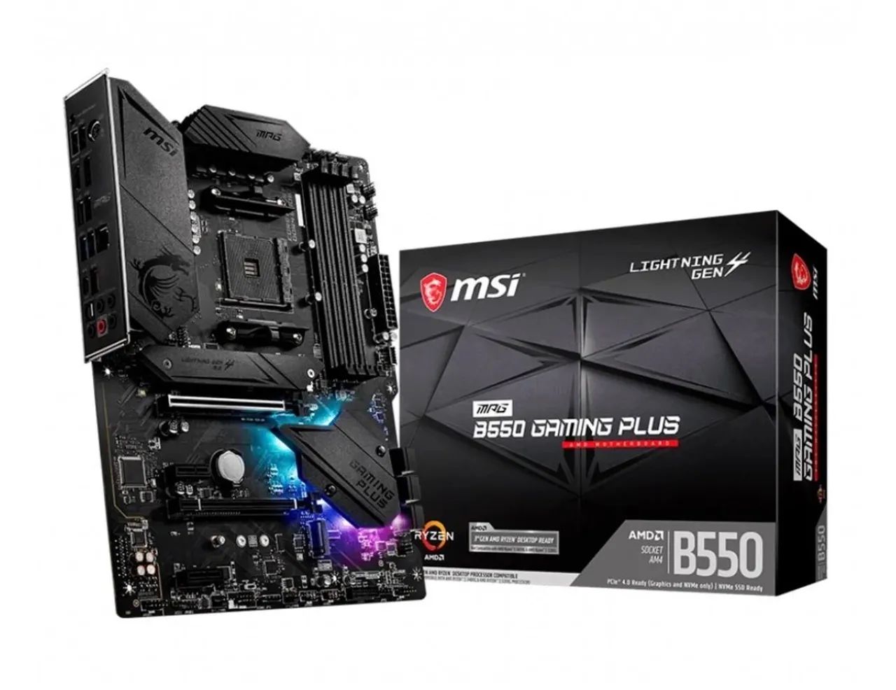 PLACA MÃE E MEMÓRIA DDR4 RGB - Foto 4