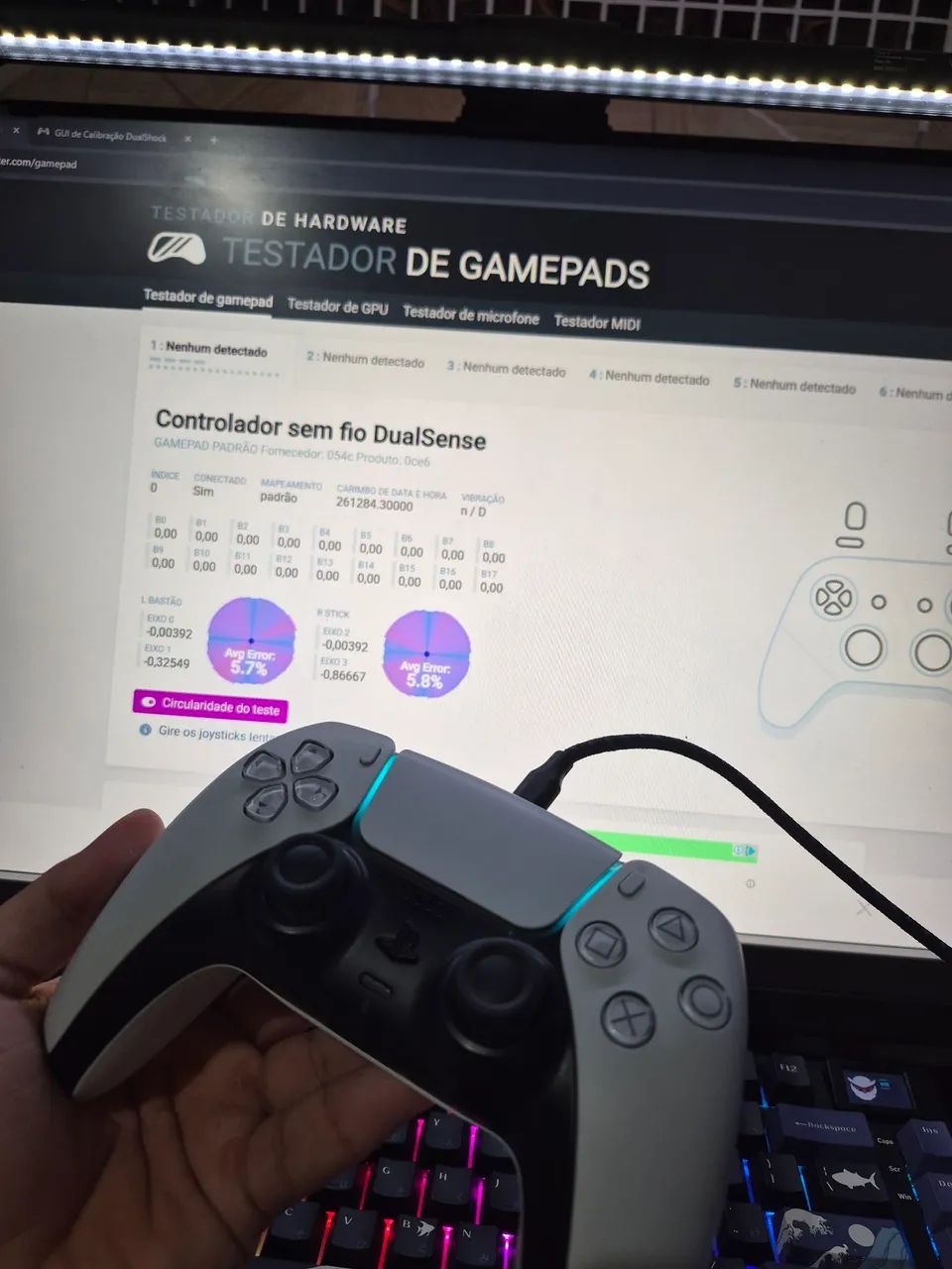 Controle de ps5 com hall effect  - Foto 4