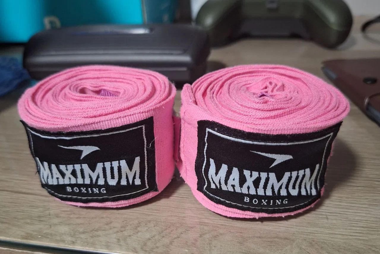 Bandagem 5 metros Rosa Maximum Boxing