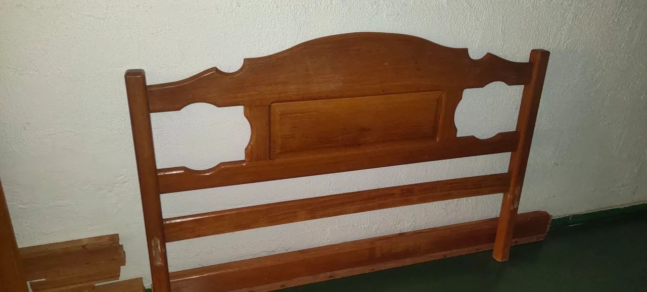 Cama de Queem de madeira Angelim - Foto 3
