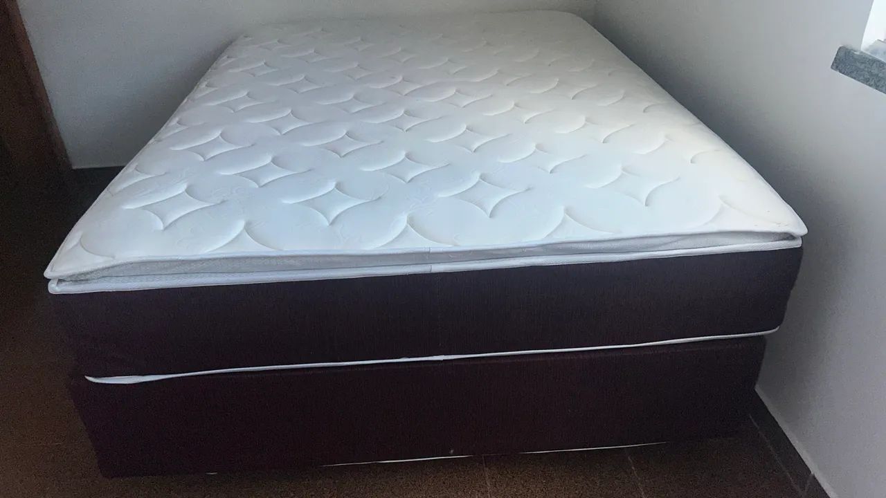 Cama box de Casal com 11 meses de uso - Foto 2