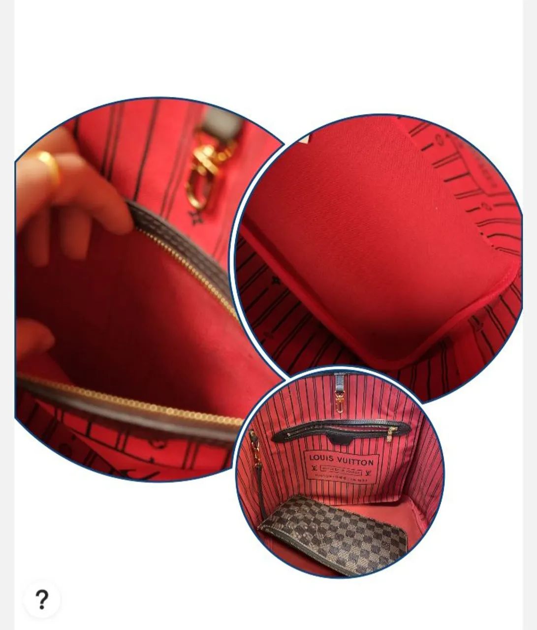 Bolsa Tote Neverfull LV  - Foto 3