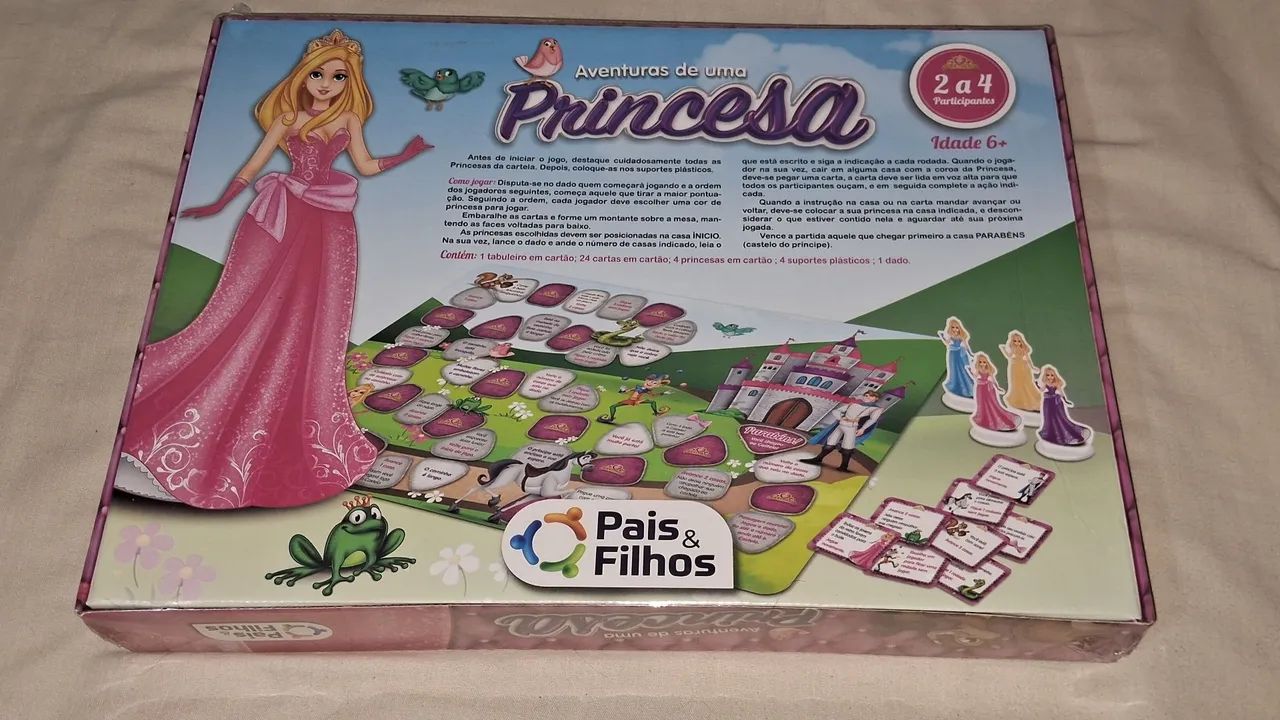 Jogo de Tabuleiro Aventuras de uma Princesa - Foto 3