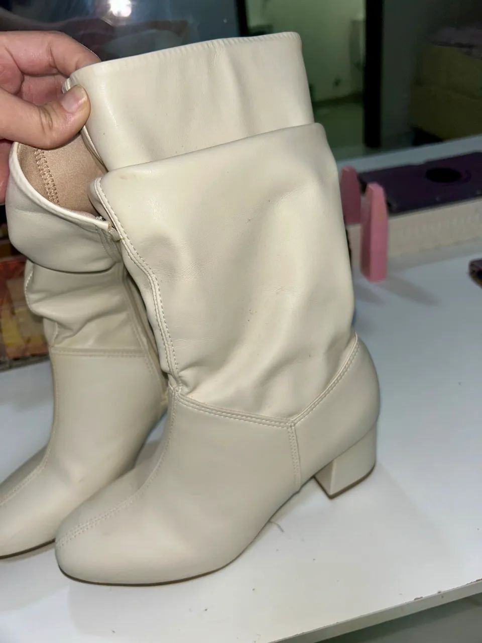 Bota branca 