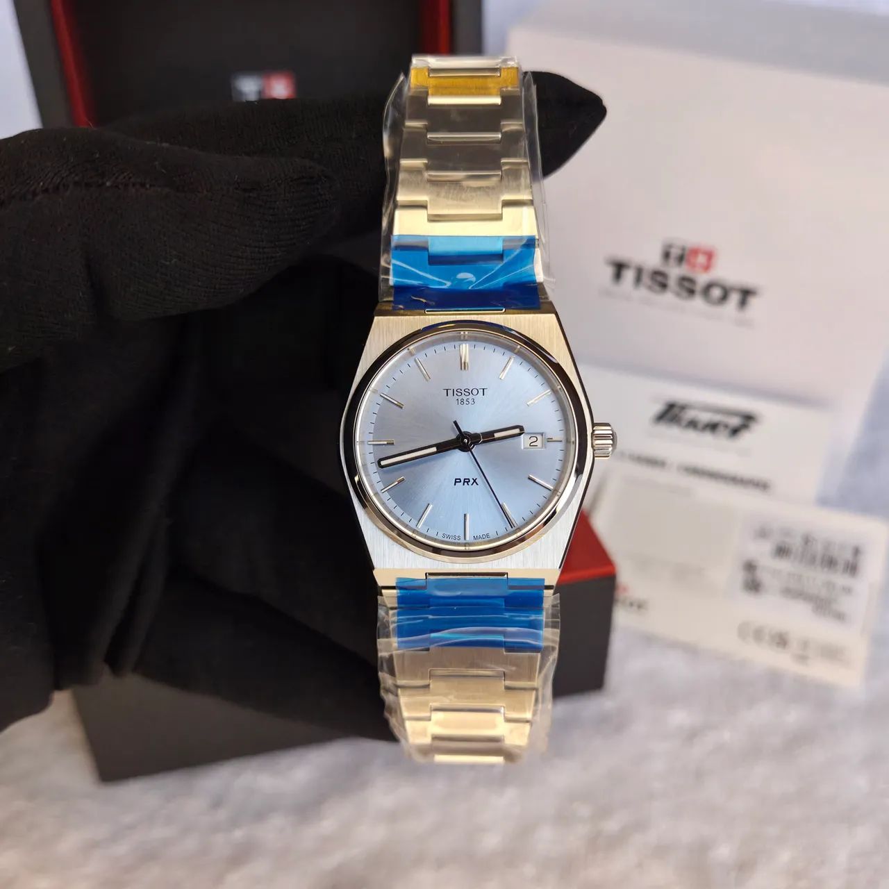 Tissot PRX Quartz 35mm (Light Blue) - NOVO - Foto 2