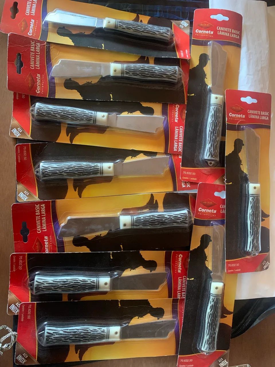 Kit com 10 lâminas e cabos