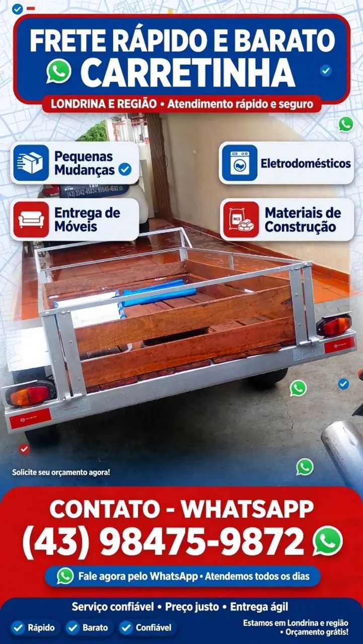 Pequenos fretes , mudanças 