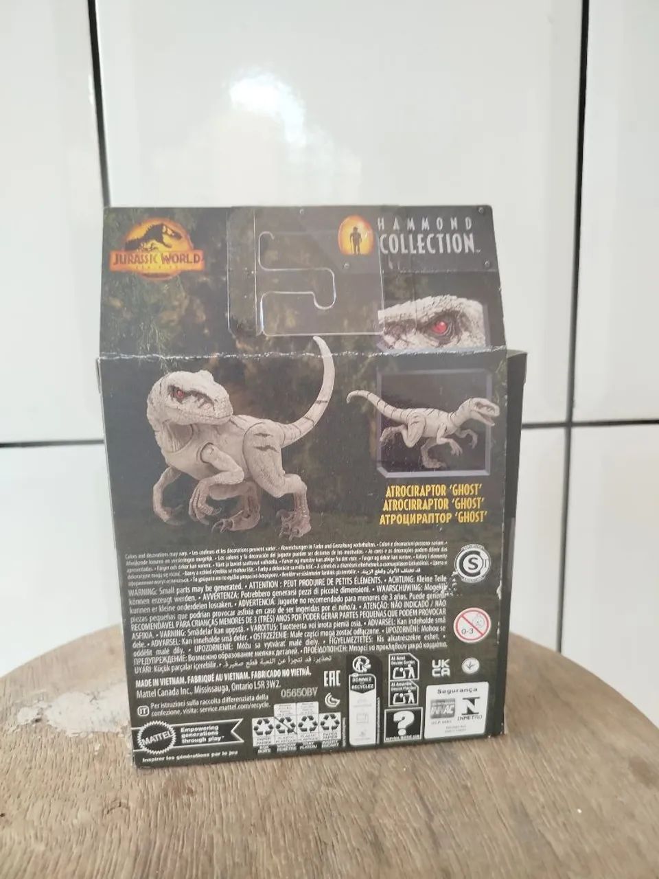  Jurassic world Atrociraptor ghost Hammond usado  - Foto 3