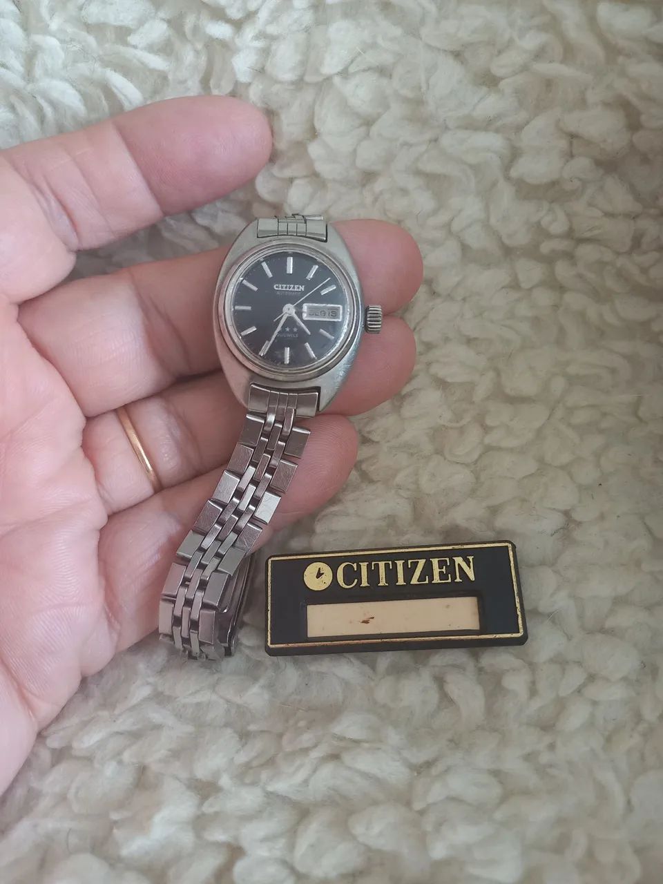 Citizen Automatic "3 Estrelas" 1976 - Com Etiqueta Original - Vintage - Foto 5