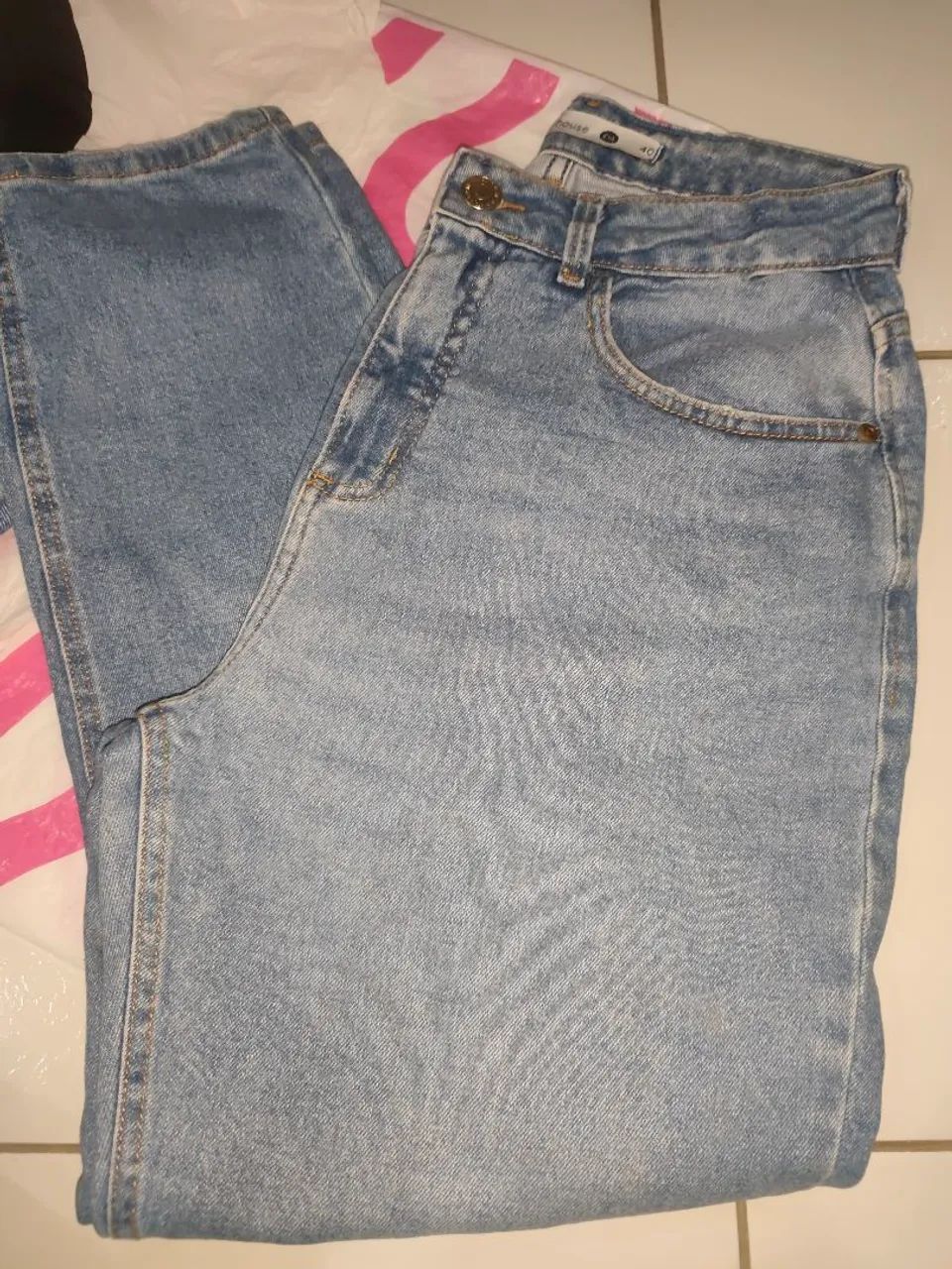 CALÇA JEANS FEMININA 40/42 - Foto 4