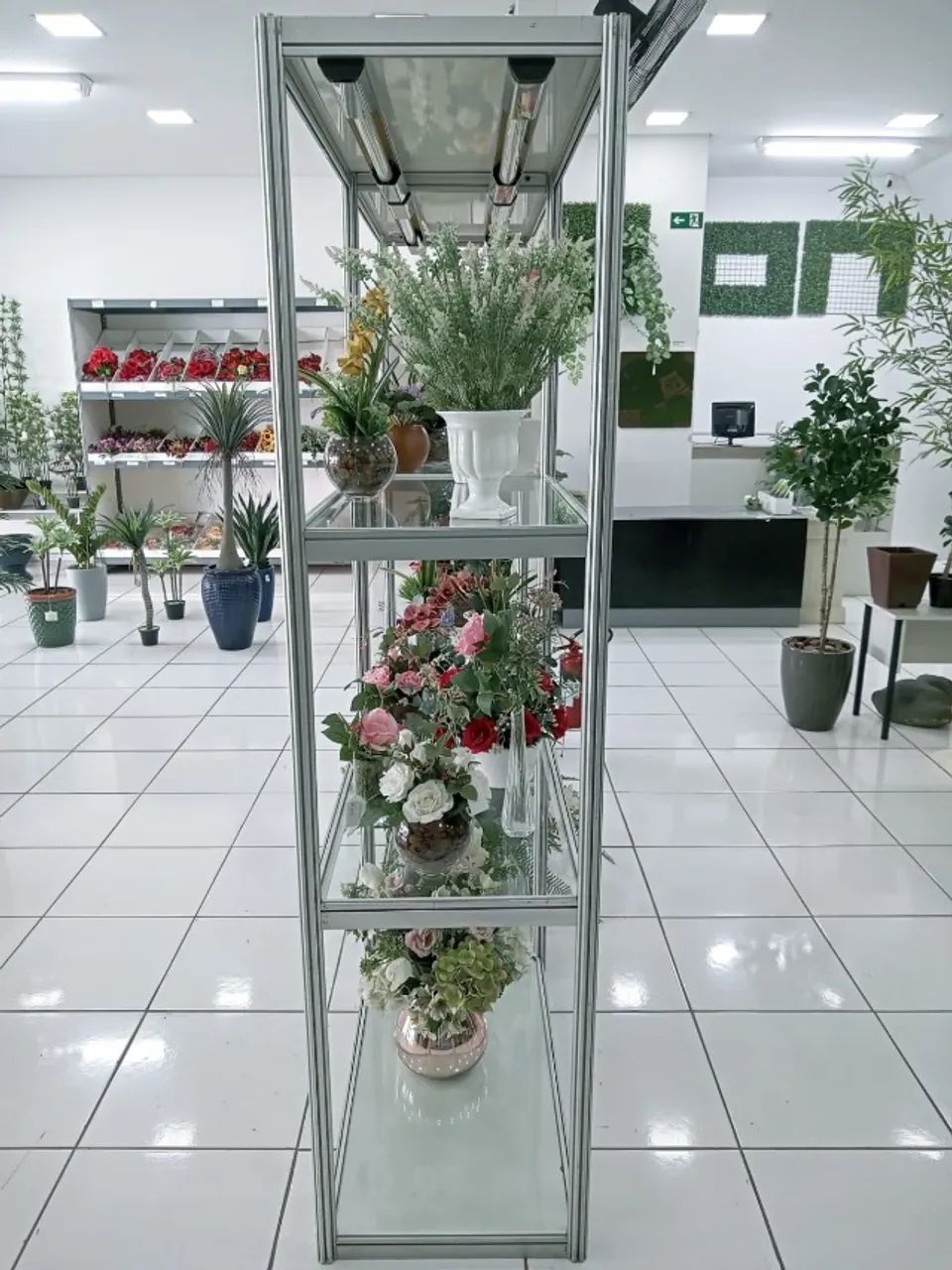 Prateleira Alumínio para exposição - Foto 3