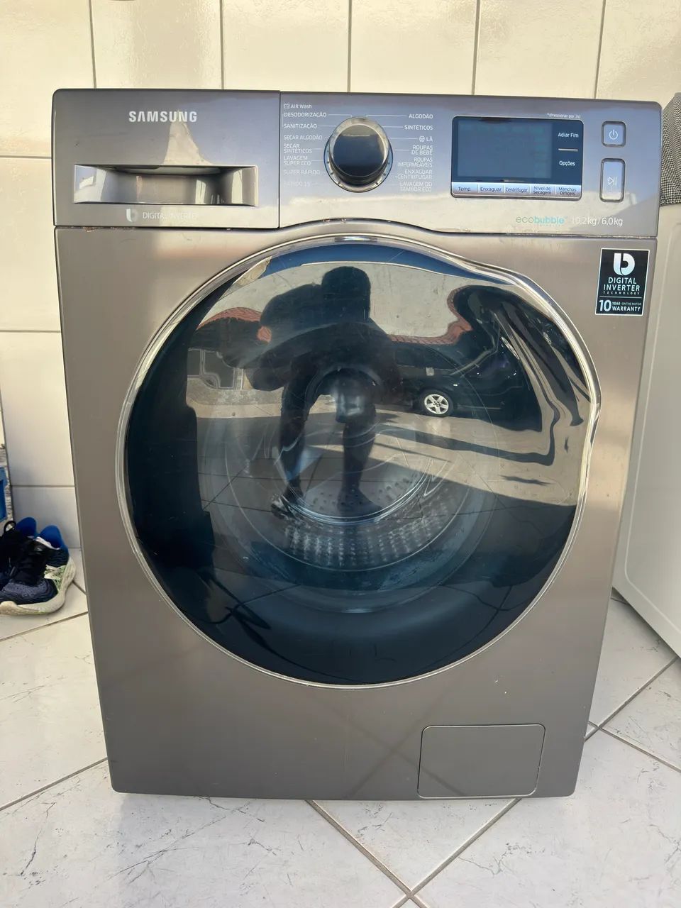 Lava e seca Samsung w10