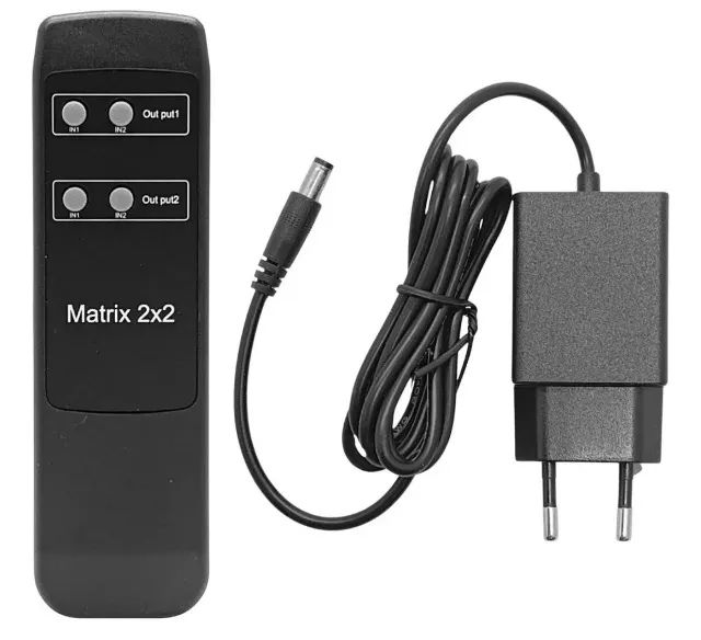 Switch Hdmi Matrix 2x2 Até 2 Aparelhos Simultâneos  - Foto 3