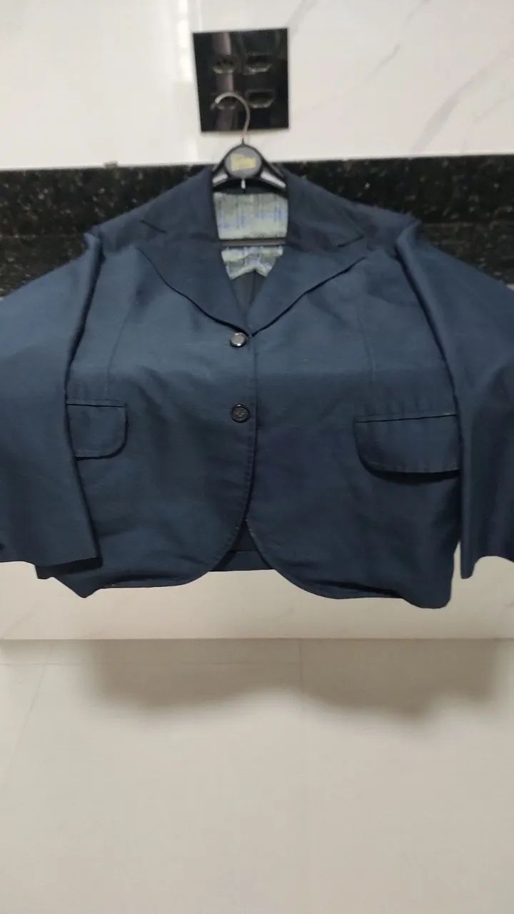 Blazer azul marinho, masculino  - Foto 2