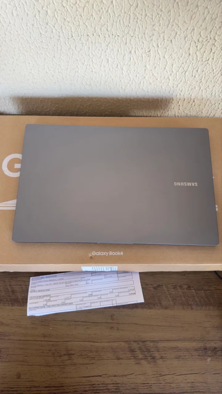 Notebook samsung book4 i5 8GB 512GB ssd grafite