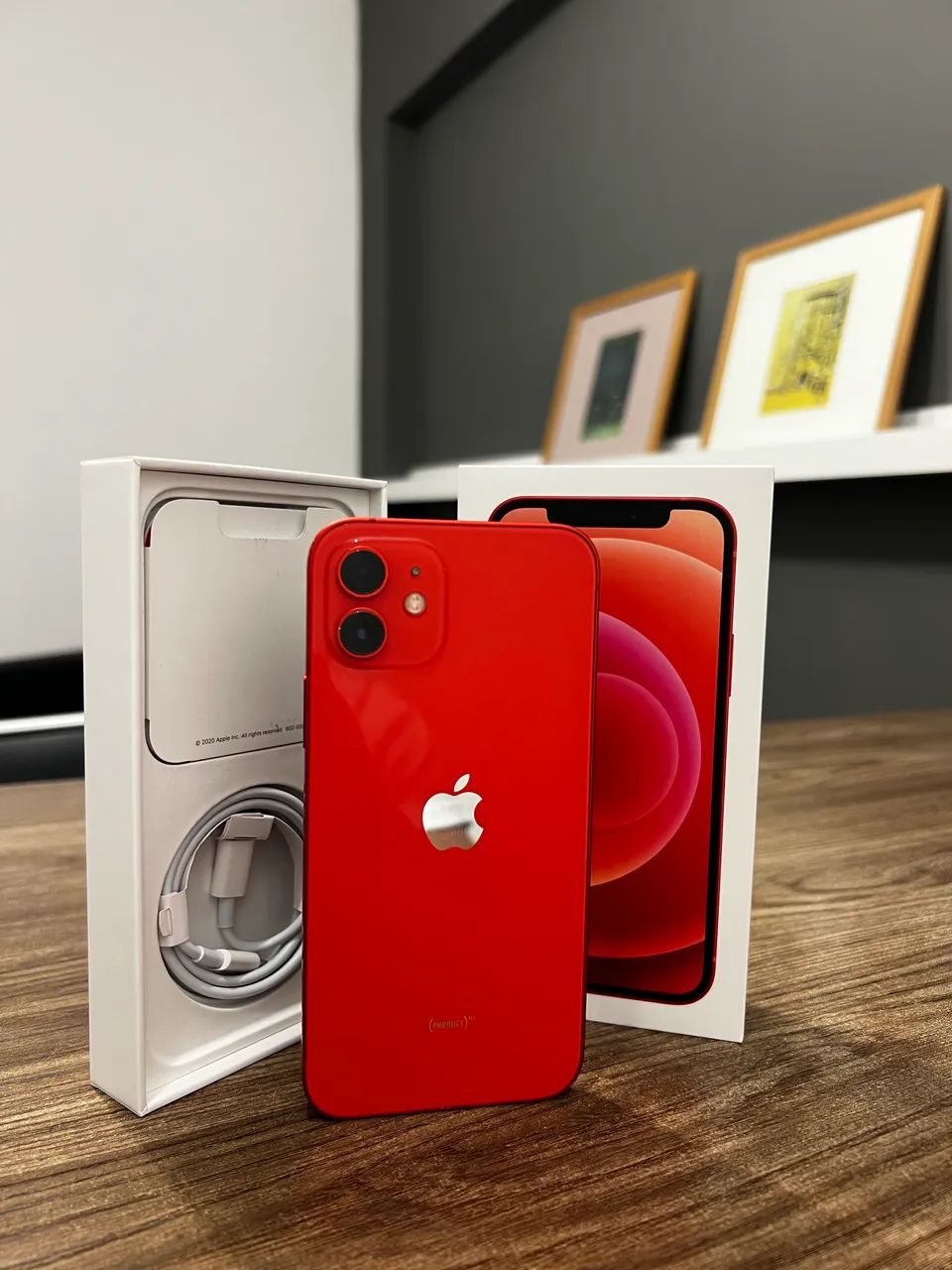 IPHONE 12 RED | PROMOÇÃO | 64g | BATERIA 80% - Celulares e