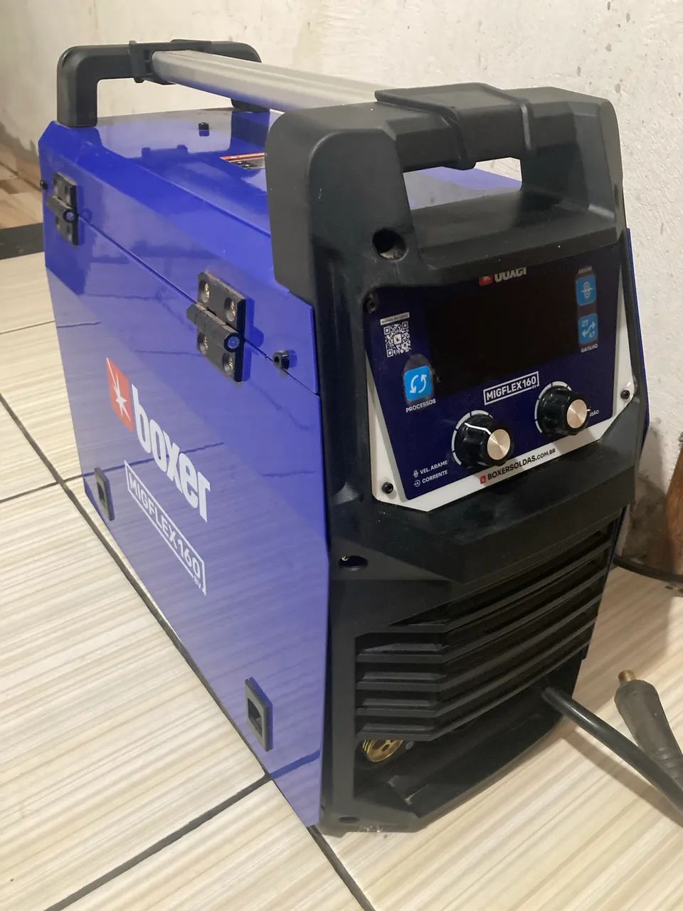 Inversora De Solda Migflex 160a Bivolt - Boxer Azul 127/220v - Foto 3