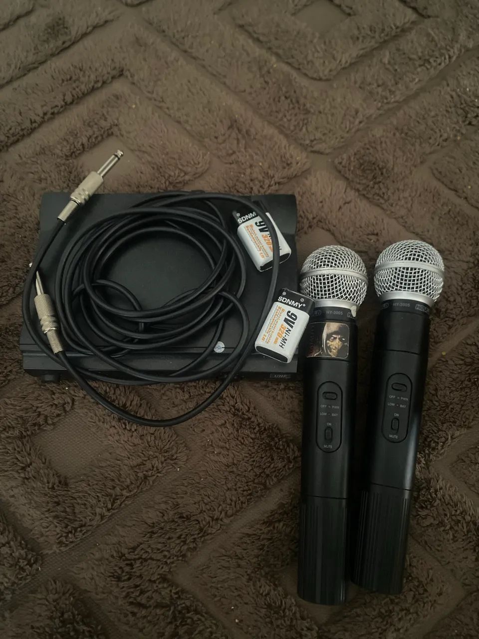 Microfone S/Fio Duplo 