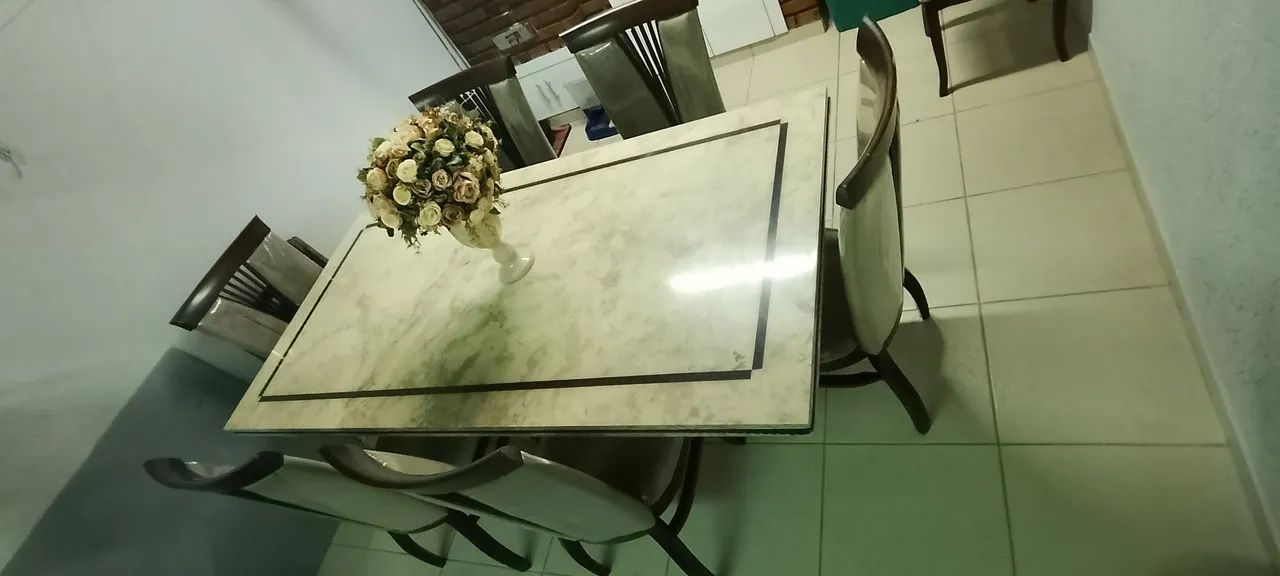 Mesa Mármore travertino - Foto 5