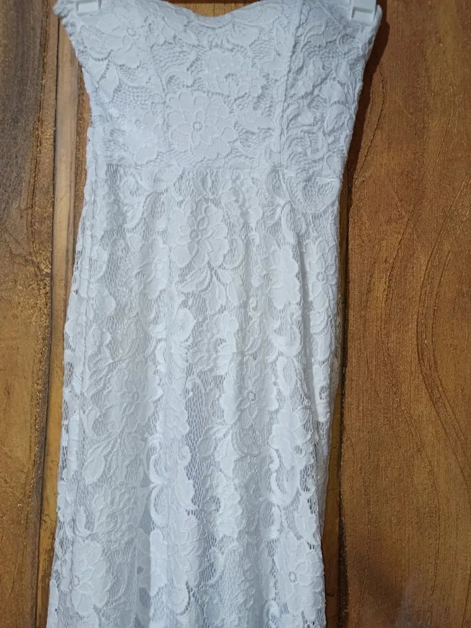 Vestido longo de renda - Foto 4