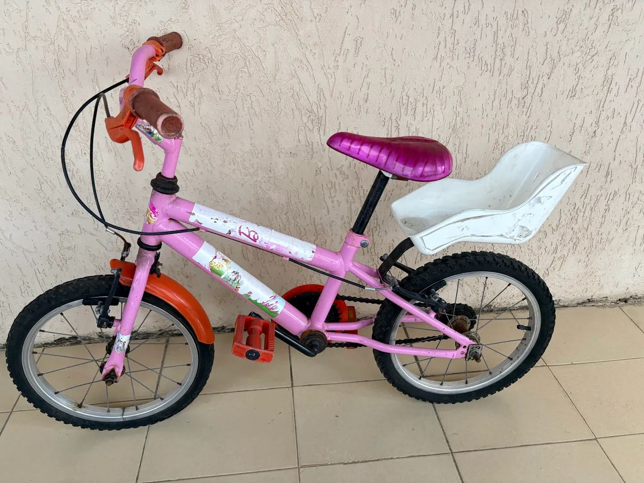 Bicicleta aro 16 rosa