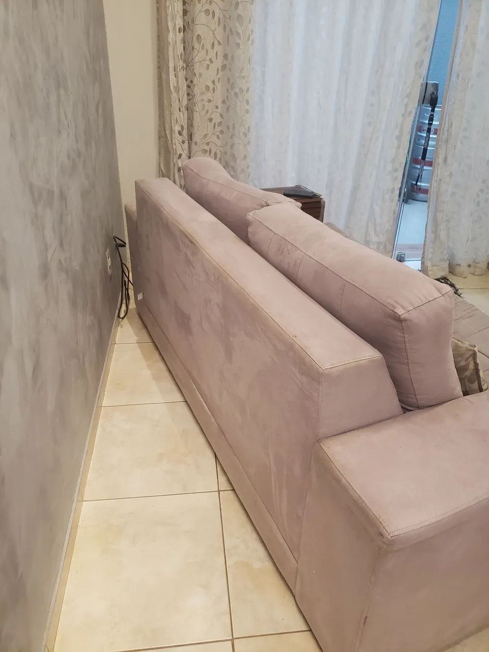 Sofá Sued pouco uso - Foto 4