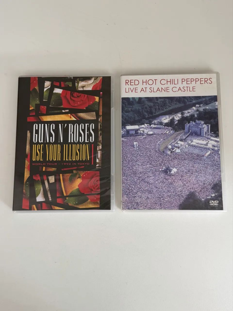 Dvds Guns n'Roses e Red Hot Chili Peppers