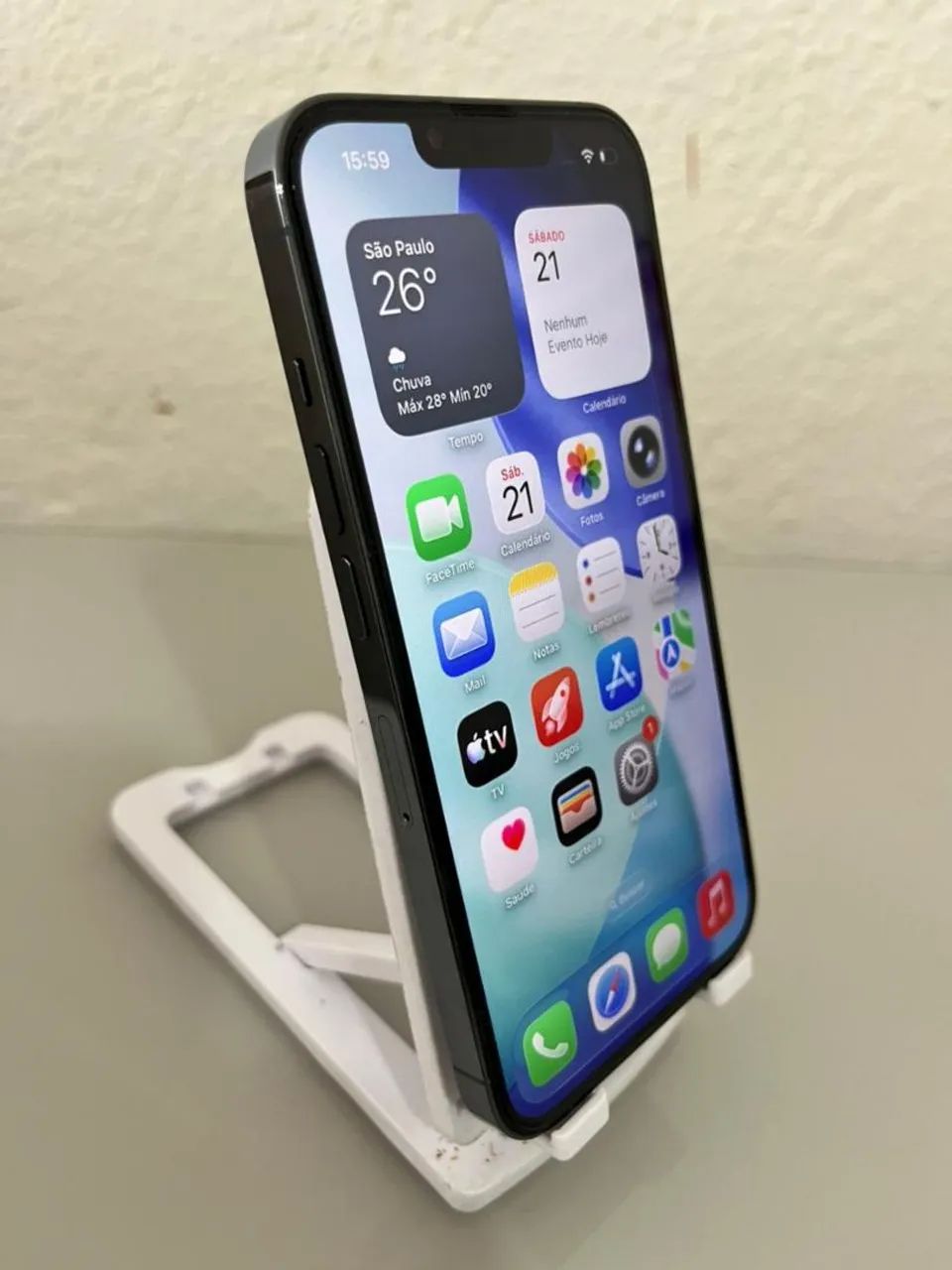 IPhone 13 pró 256Gb 93% saúde da bateria muito zero - Celulares e