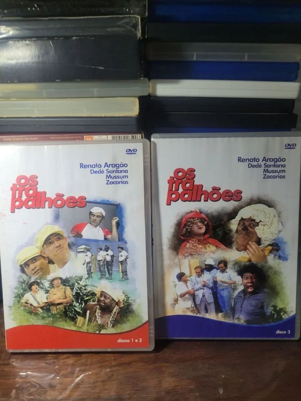 dvd os trapalhões 3 discos
